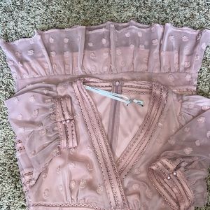 Pink Above the Knee Dress